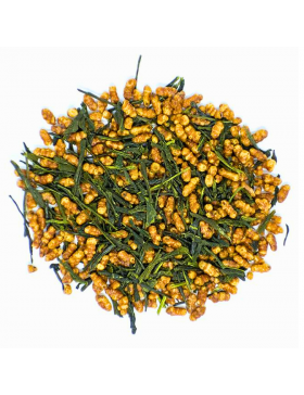 Le genmaicha est un mélande de riz torréfié et de sencha © Ikkyu